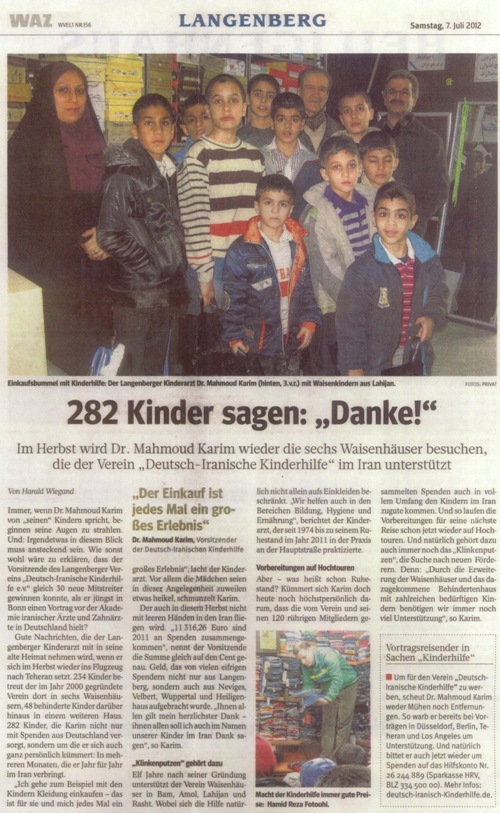 Verein Deutsch-Iranische Kinderhilfe e.V.